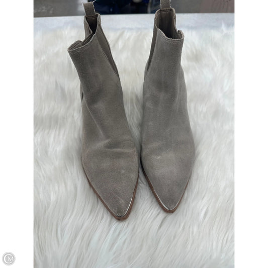 Boots Ankle Flats By Marc Fisher In Taupe, Size: 8