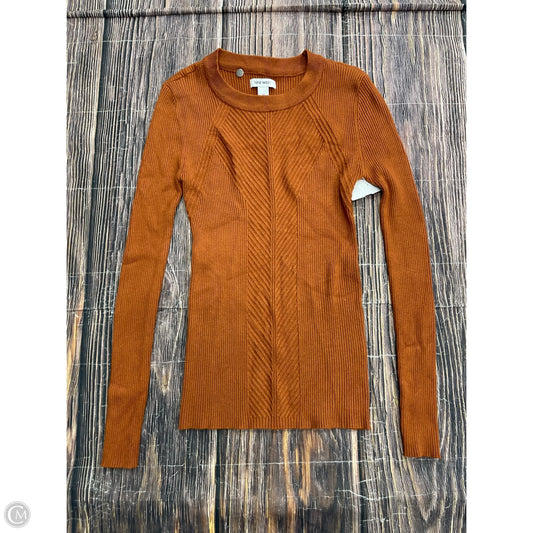 Sweater By Nine West In Orange, Size: Xs