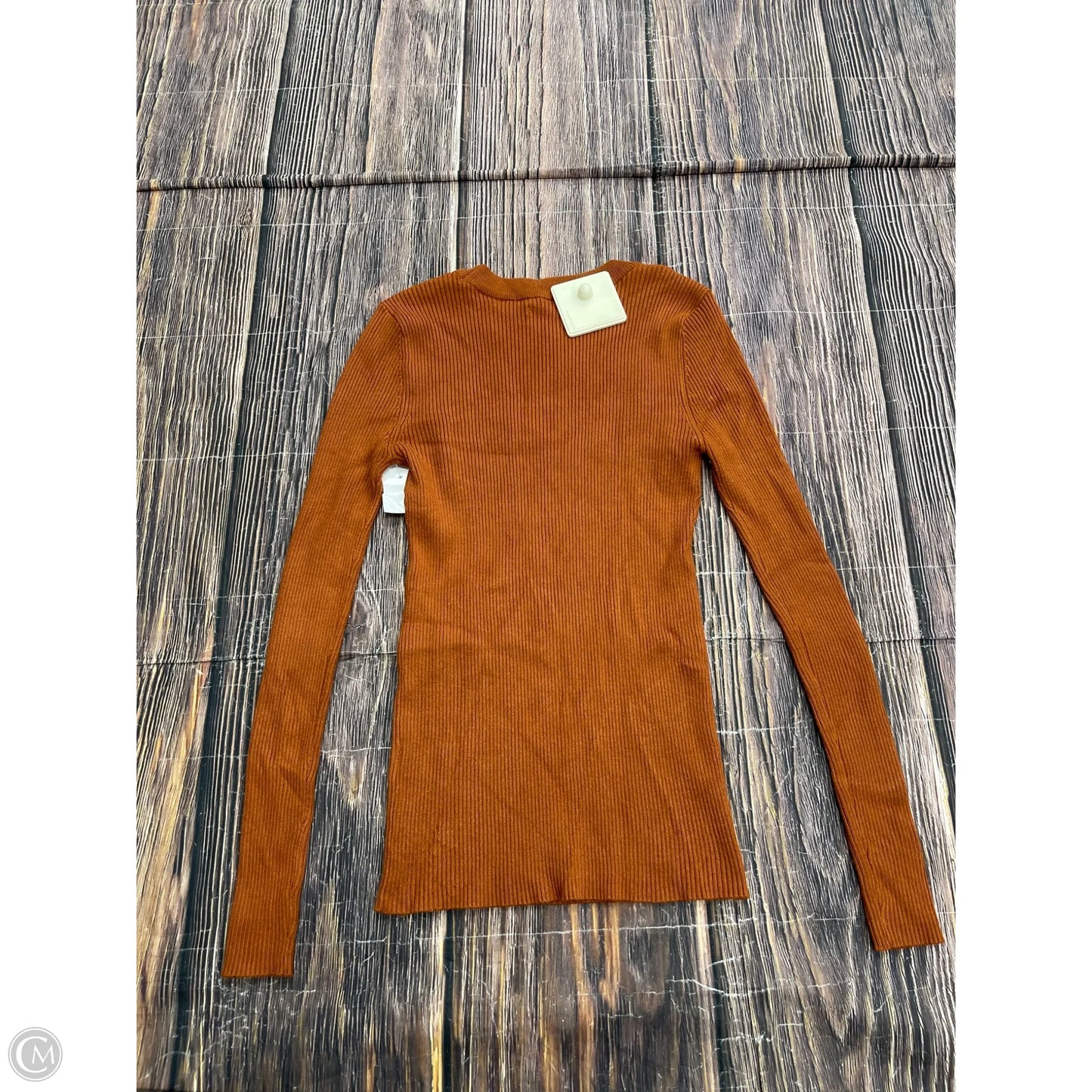 Sweater By Nine West In Orange, Size: Xs