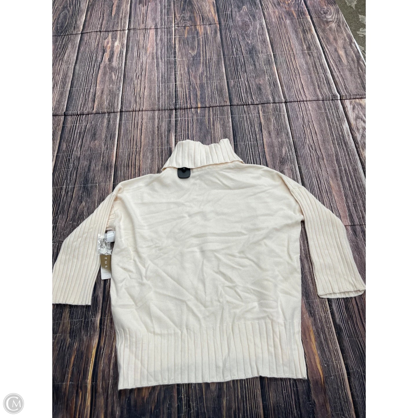 Sweater By Cyrus Knits In Cream, Size: S