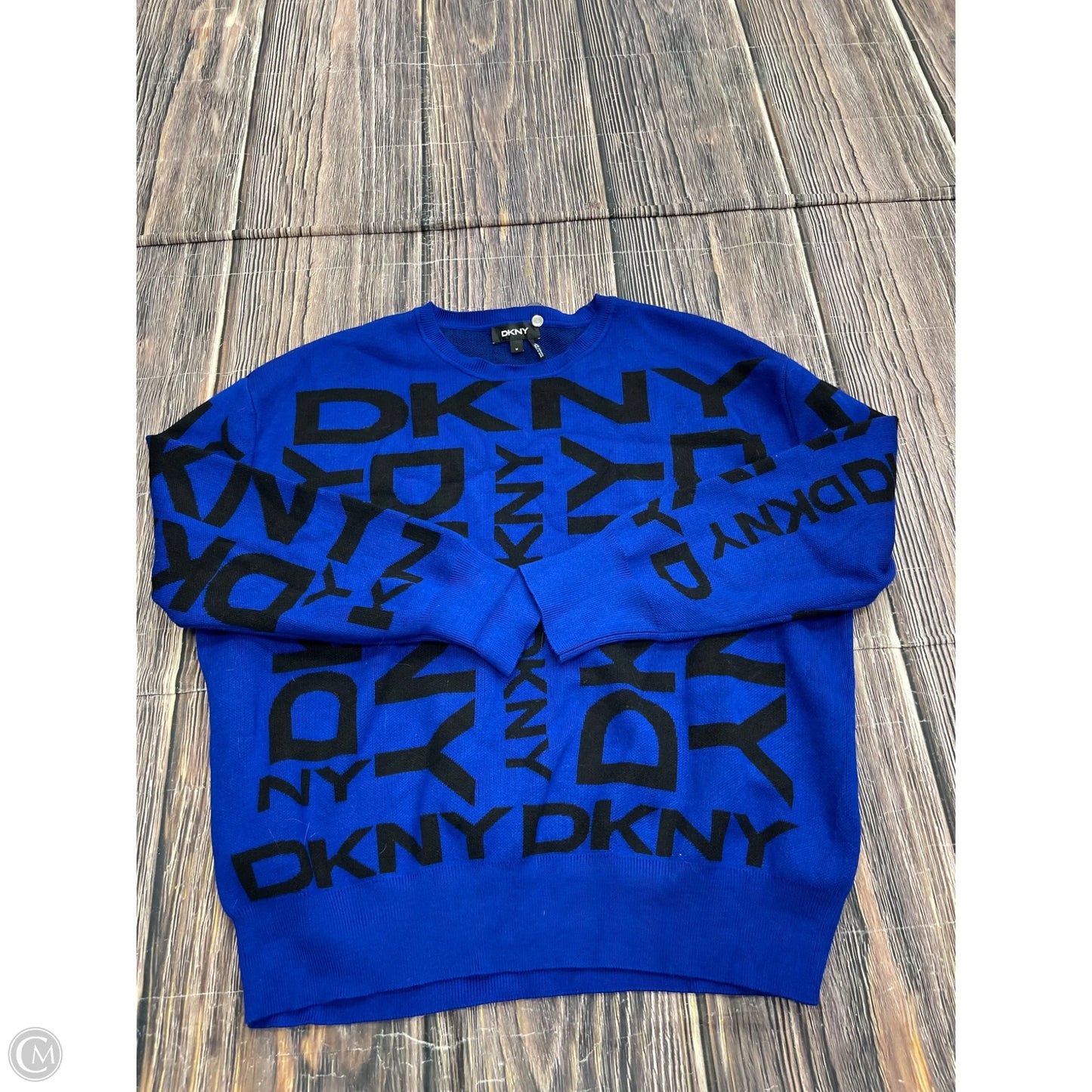 Sweater By Dkny In Blue, Size: M