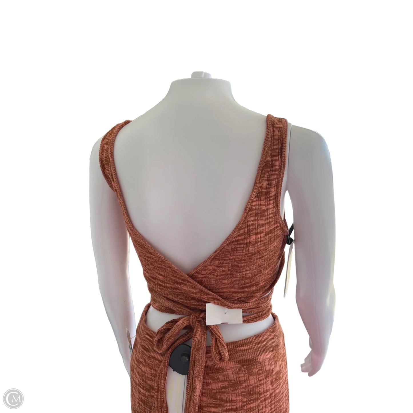 Skirt Set 2pc By Cmb In Orange, Size: M