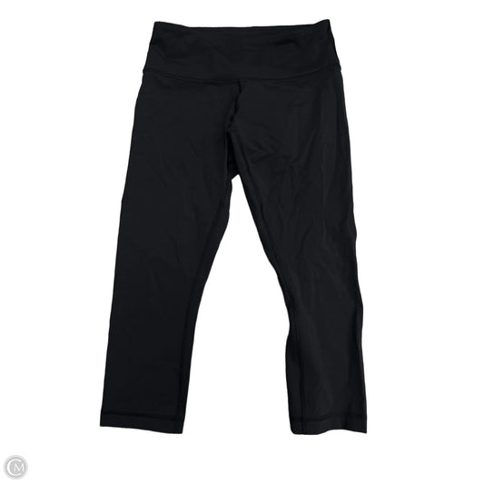 Athletic Capris By Lululemon In Black, Size: 4