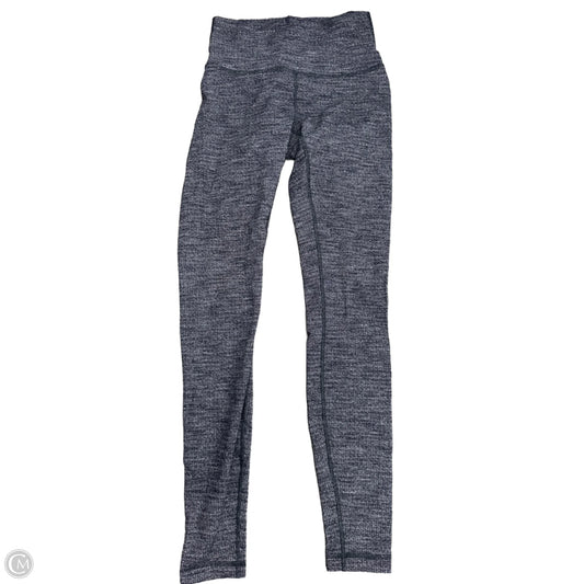 Athletic Leggings By Lululemon In Grey, Size: 4