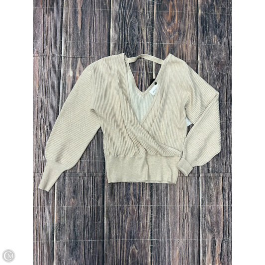 Sweater By Clothes Mentor In Tan, Size: Xs