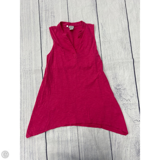 Top Sleeveless By Chicos In Pink, Size: S