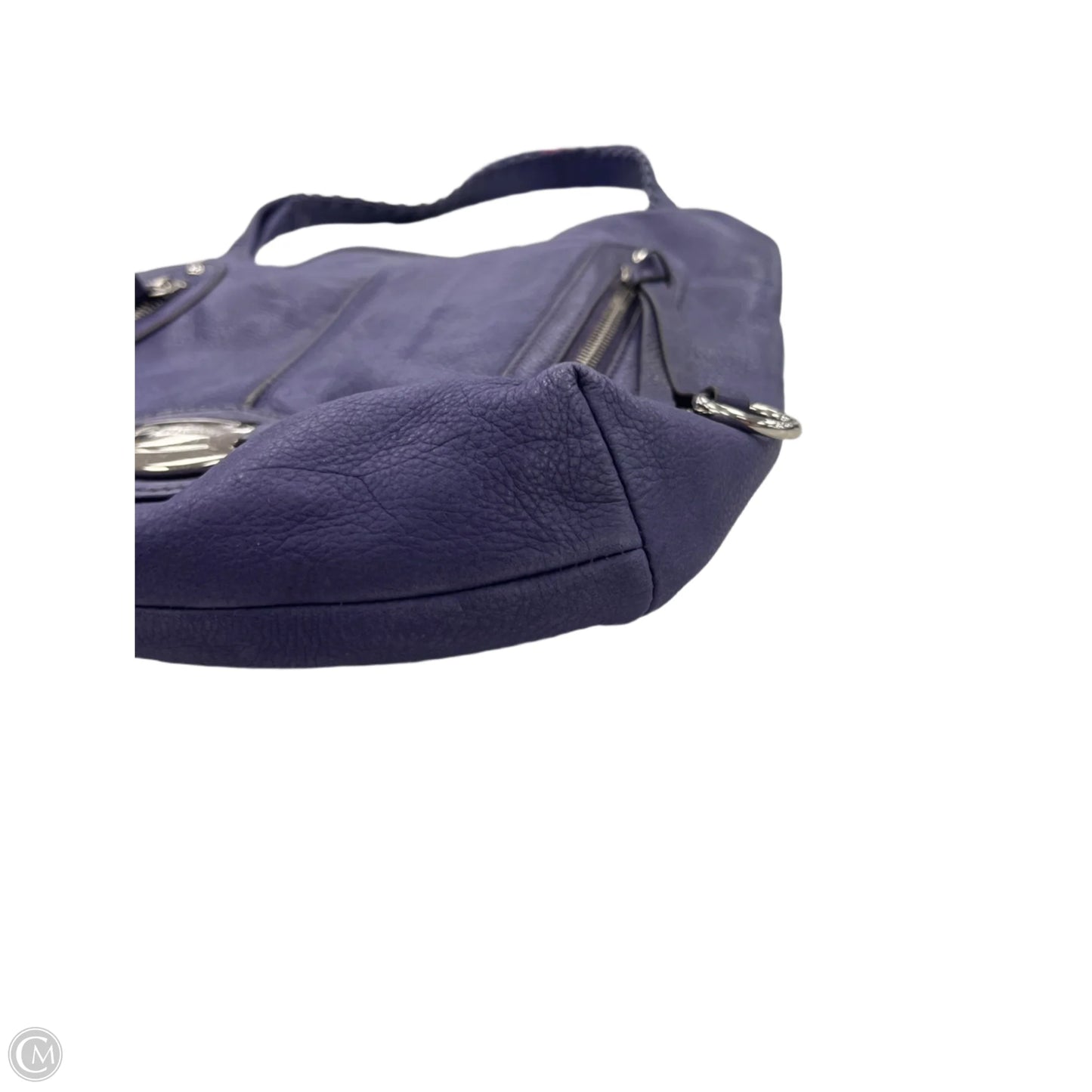 Handbag Leather By B. Makowsky, Size: Medium