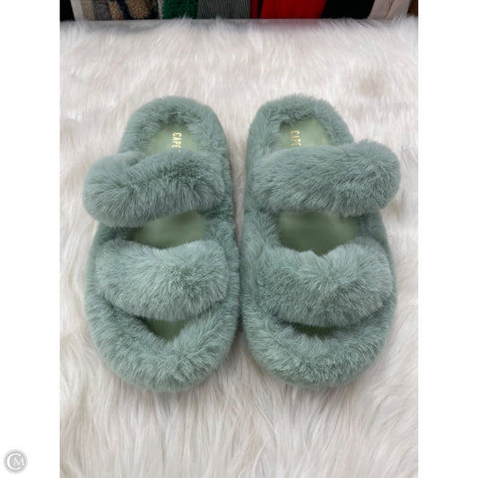 Sandals Flats By Clothes Mentor In Green, Size: 9