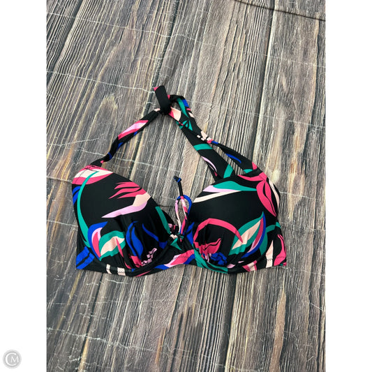 Swimsuit Top By Clothes Mentor In Black, Size: L