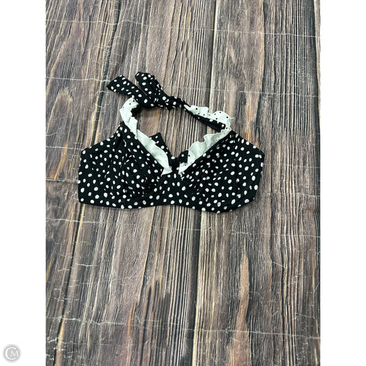 Swimsuit Top By Clothes Mentor In Black, Size: L