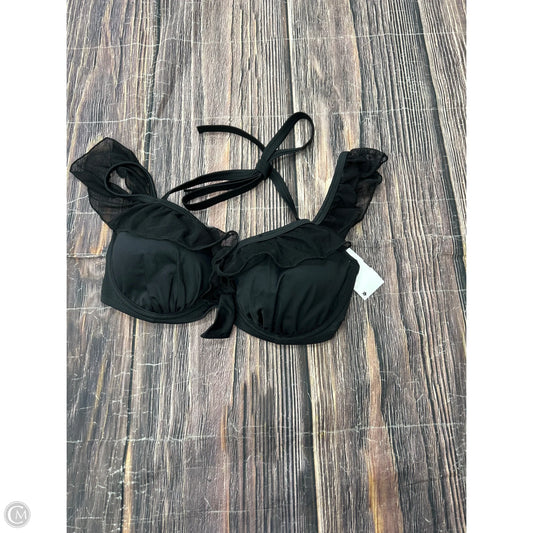 Swimsuit Top By Clothes Mentor In Black, Size: L