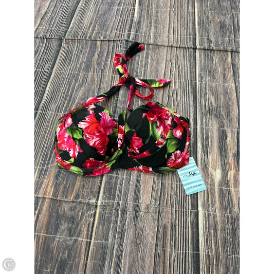 Swimsuit Top By Clothes Mentor In Red, Size: L