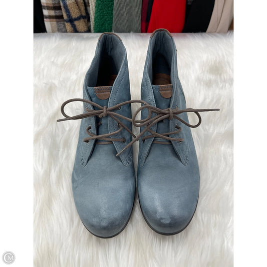 Boots Ankle Heels By Rockport In Blue, Size: 10