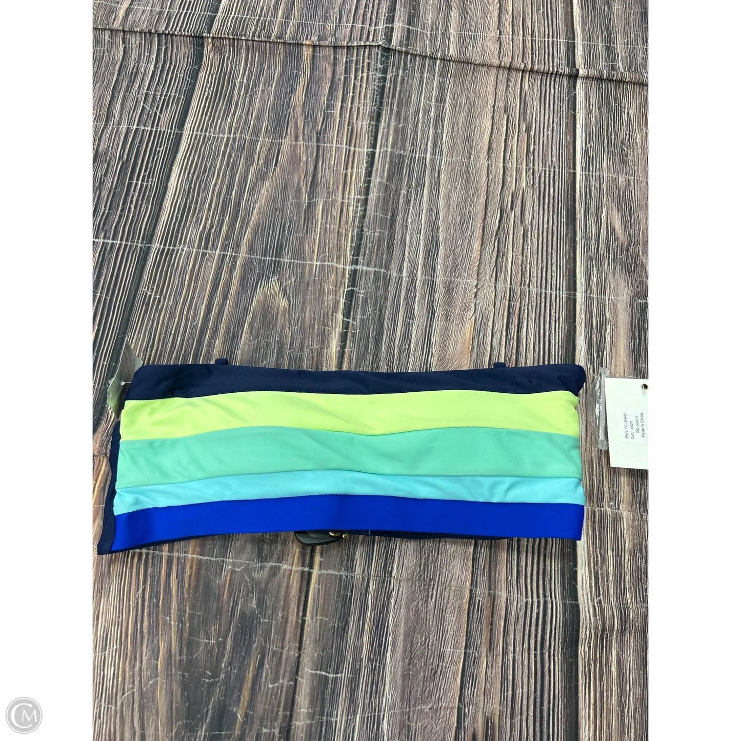 Swimsuit Top By Clothes Mentor In Blue, Size: Xl