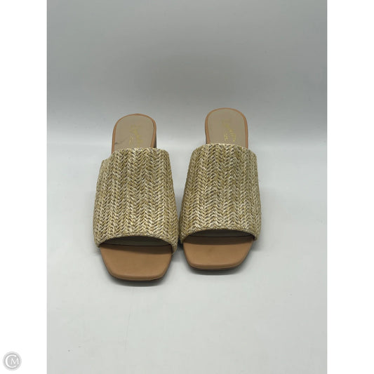 Sandals Heels Platform By Seychelles In Tan, Size: 9.5