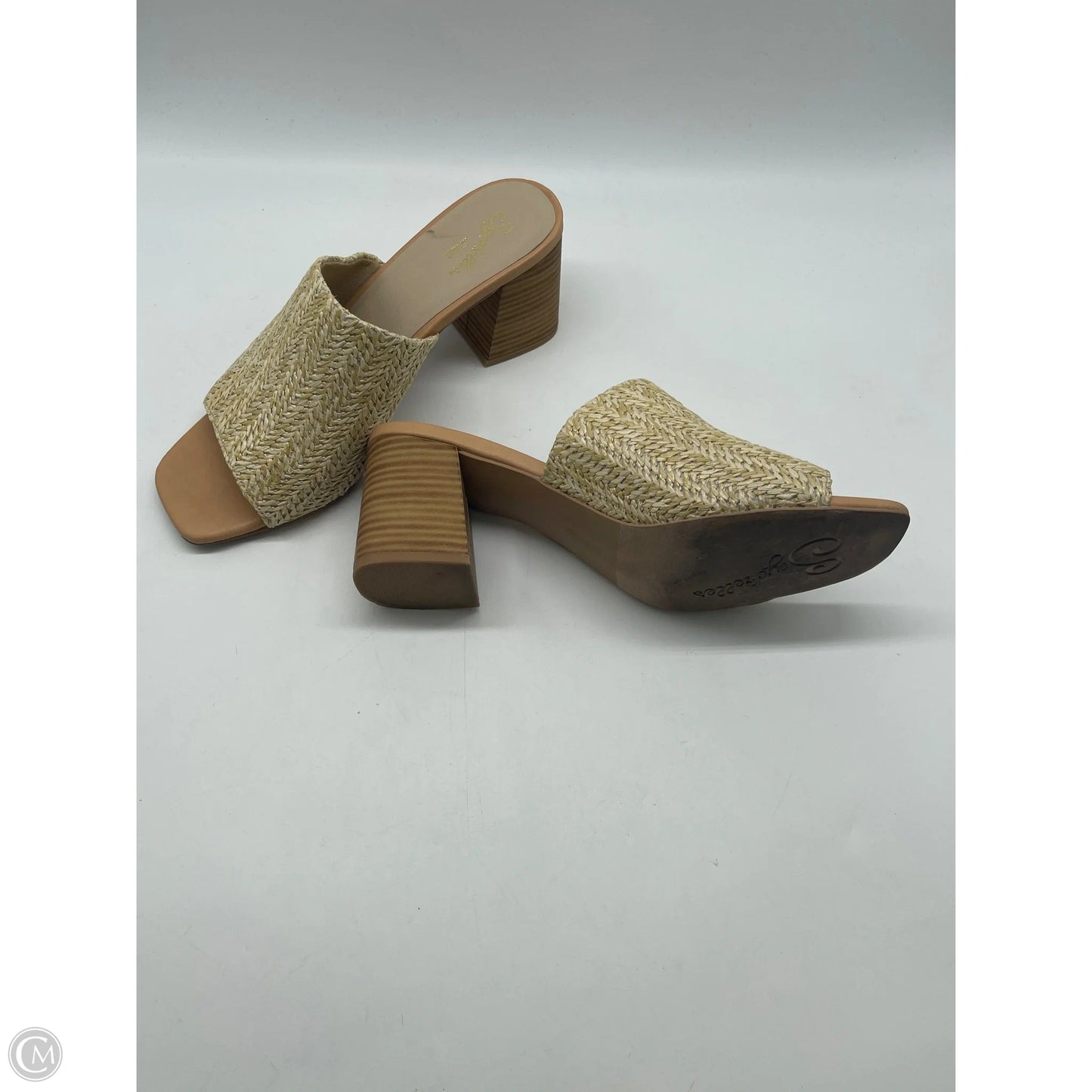 Sandals Heels Platform By Seychelles In Tan, Size: 9.5