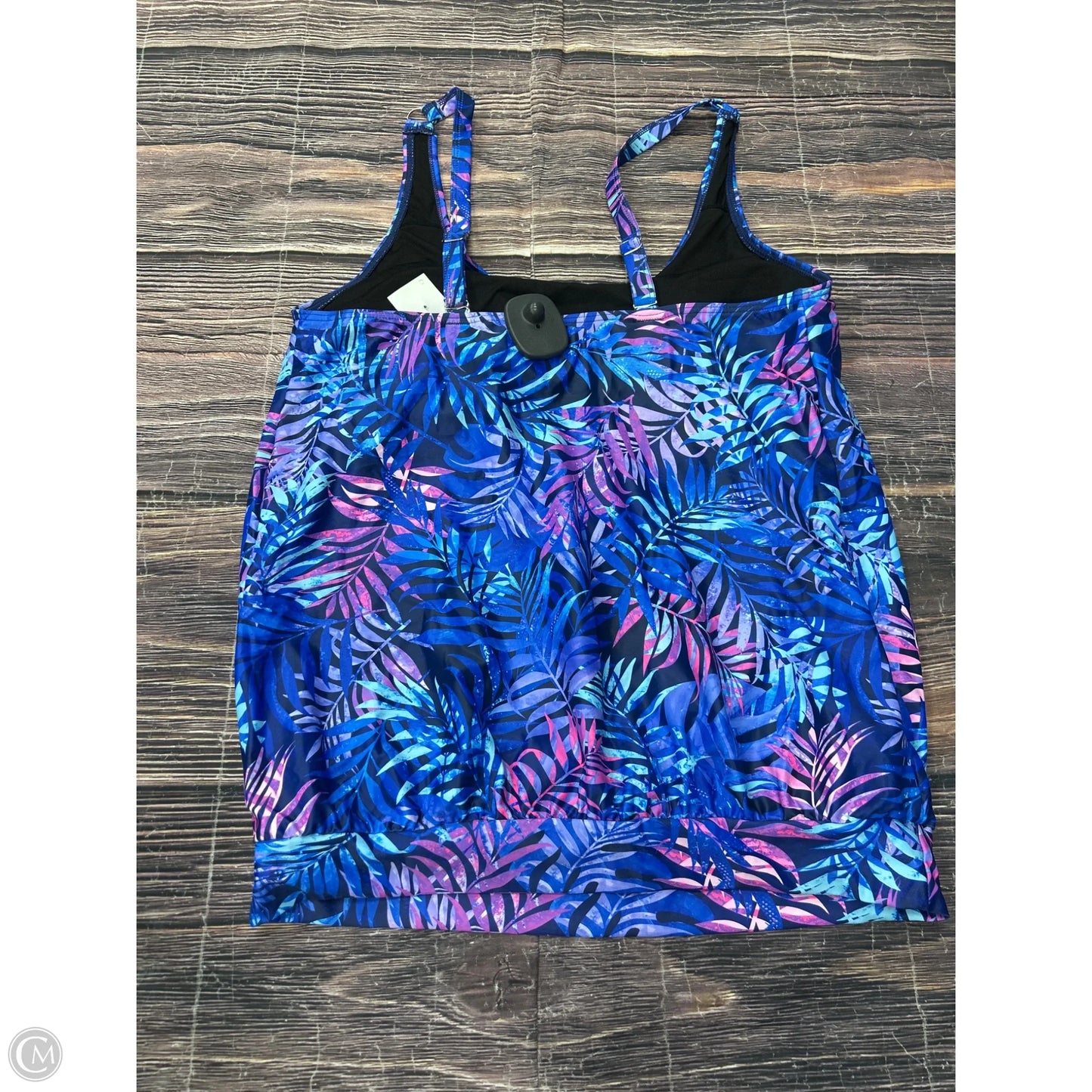 Swimsuit Top By Younique In Blue, Size: M