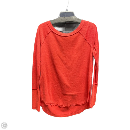 Top Long Sleeve By We The Free In Red, Size: S