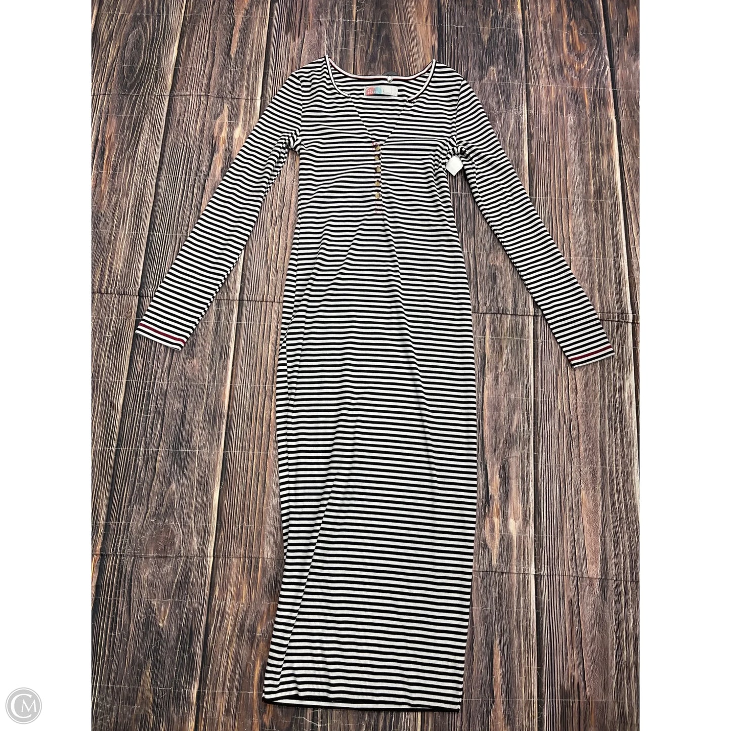 Dress Casual Maxi By Free People In Black, Size: M