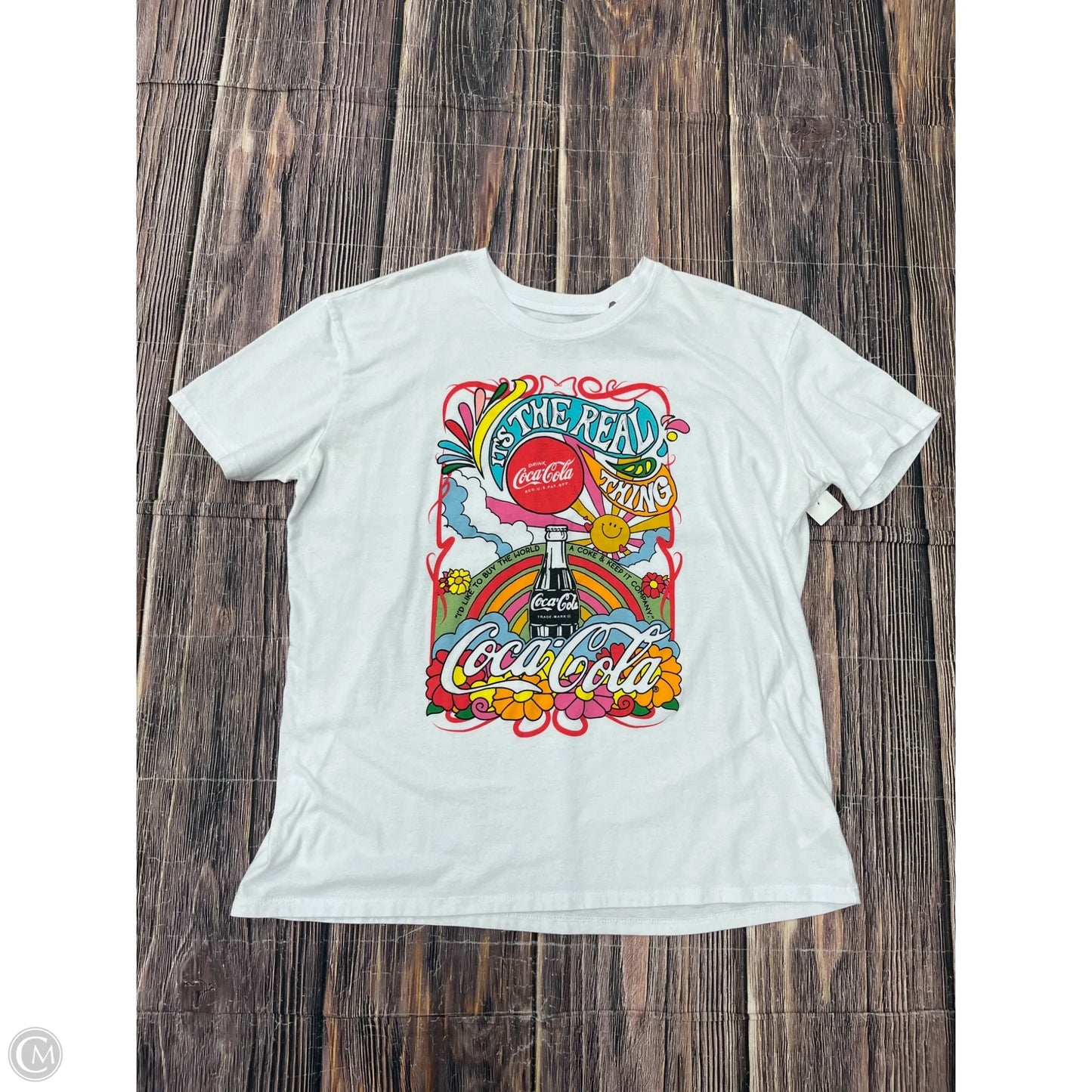 Top Short Sleeve By Clothes Mentor In White, Size: 3x