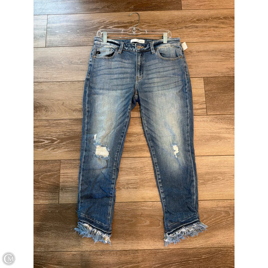 Jeans Skinny By Kancan In Blue Denim, Size: 8