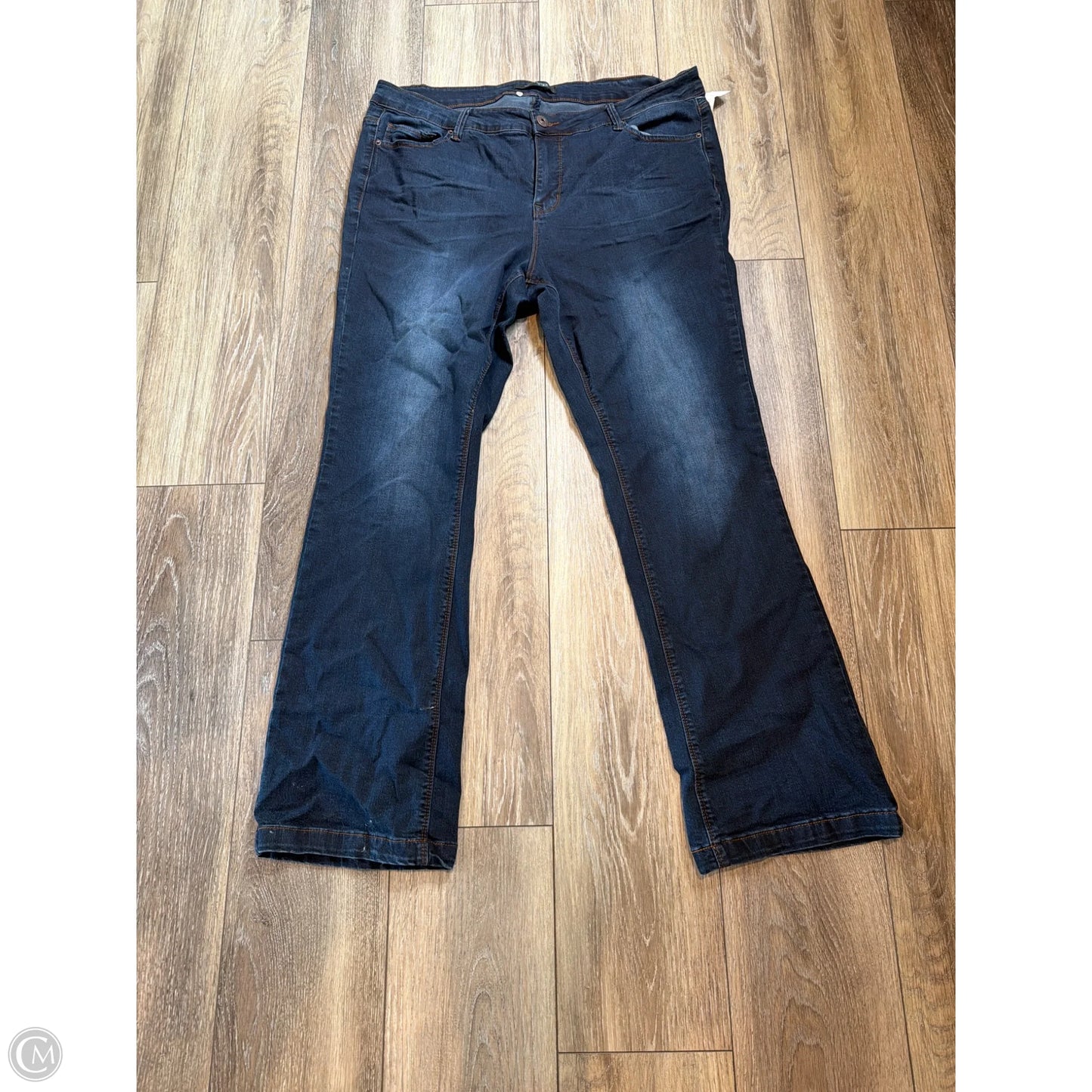 Jeans Boot Cut By Clothes Mentor In Blue Denim, Size: 20
