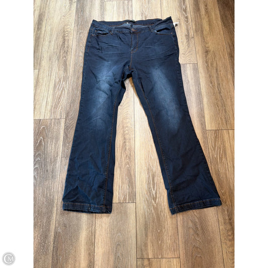 Jeans Boot Cut By Clothes Mentor In Blue Denim, Size: 20