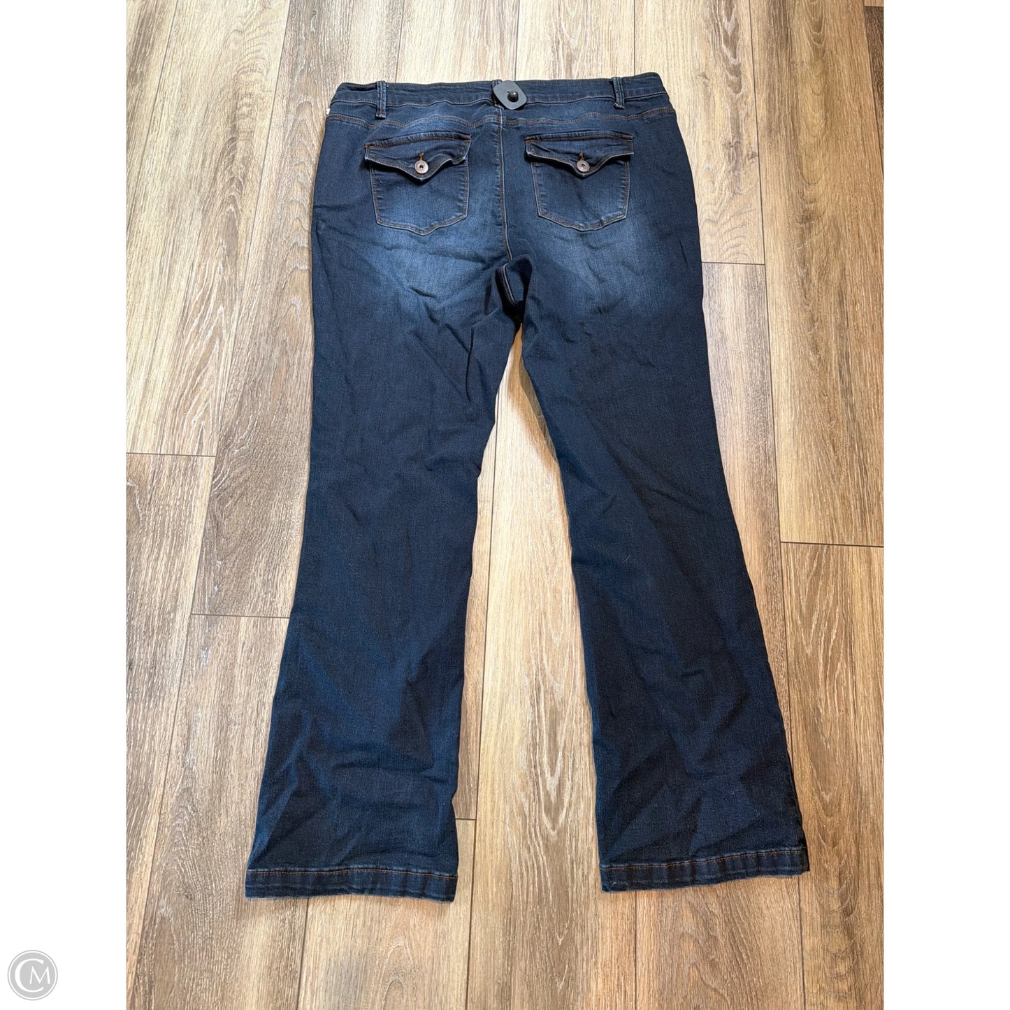Jeans Boot Cut By Clothes Mentor In Blue Denim, Size: 20