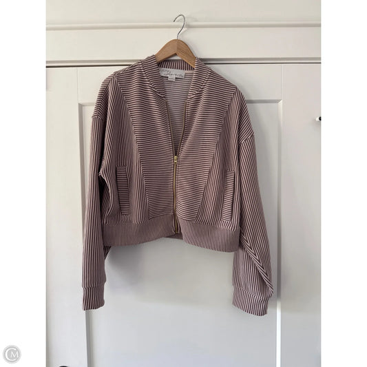 Sweatshirt Collar By Vintage Havana In Tan, Size: S