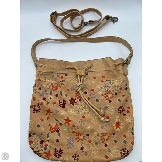Handbag Leather By Cma, Size: Medium