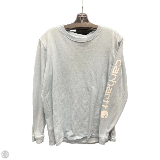 Top Long Sleeve By Carhartt In Blue, Size: S