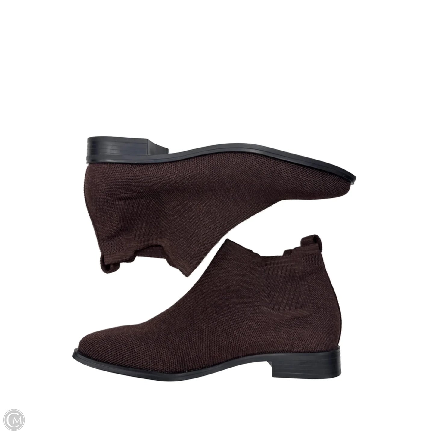 Boots Ankle Flats By Cmb In Brown, Size: 9