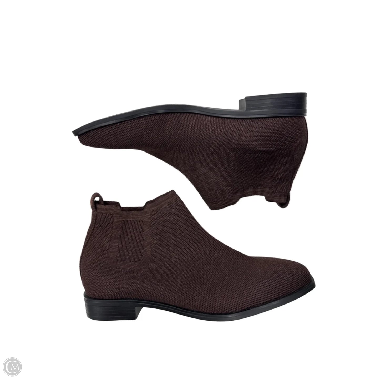 Boots Ankle Flats By Cmb In Brown, Size: 9