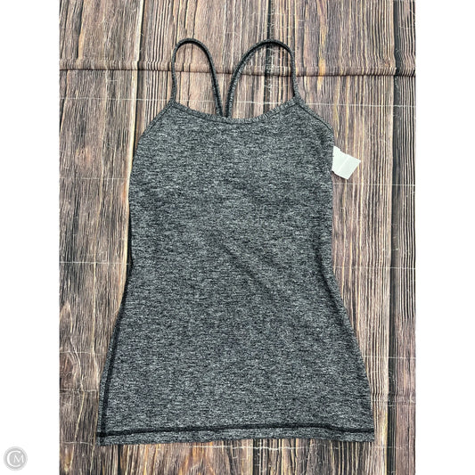 Athletic Tank Top By Lululemon In Grey, Size: 4