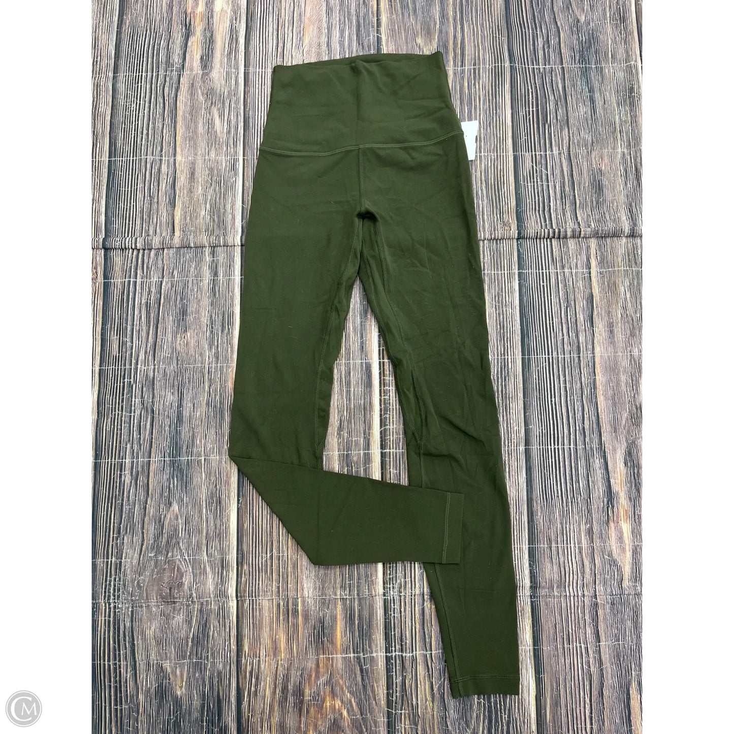 Athletic Leggings By Lululemon In Green, Size: 4