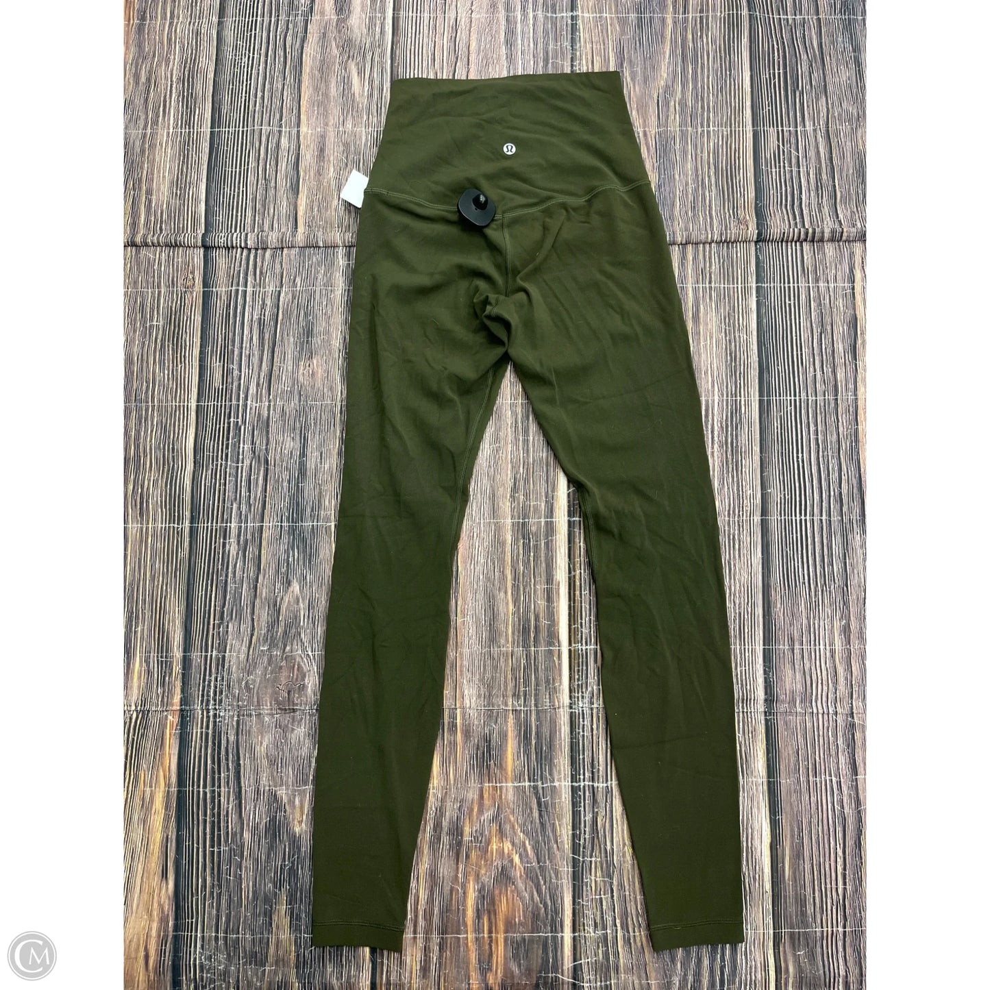 Athletic Leggings By Lululemon In Green, Size: 4