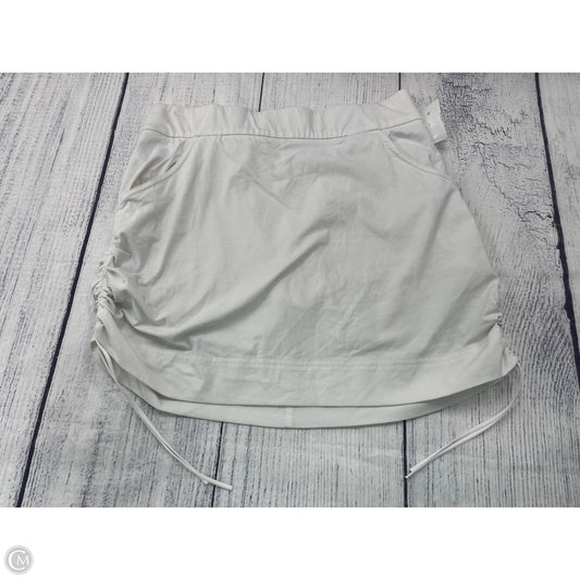 Athletic Skirt By Columbia In White, Size: M