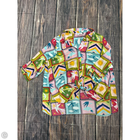 Top Long Sleeve By Rose And Olive In Multi-colored, Size: 1x