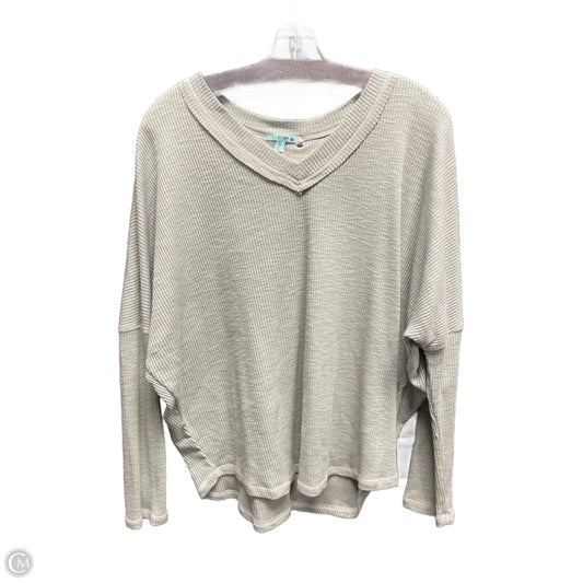 Top Long Sleeve By Ps Kate In Green, Size: S