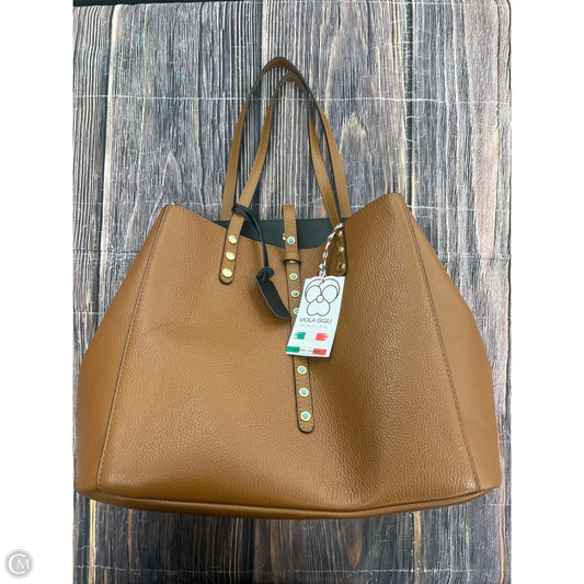 Handbag Leather By Clothes Mentor, Size: Large