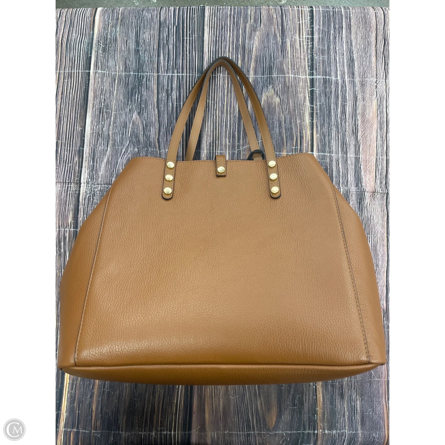 Handbag Leather By Clothes Mentor, Size: Large