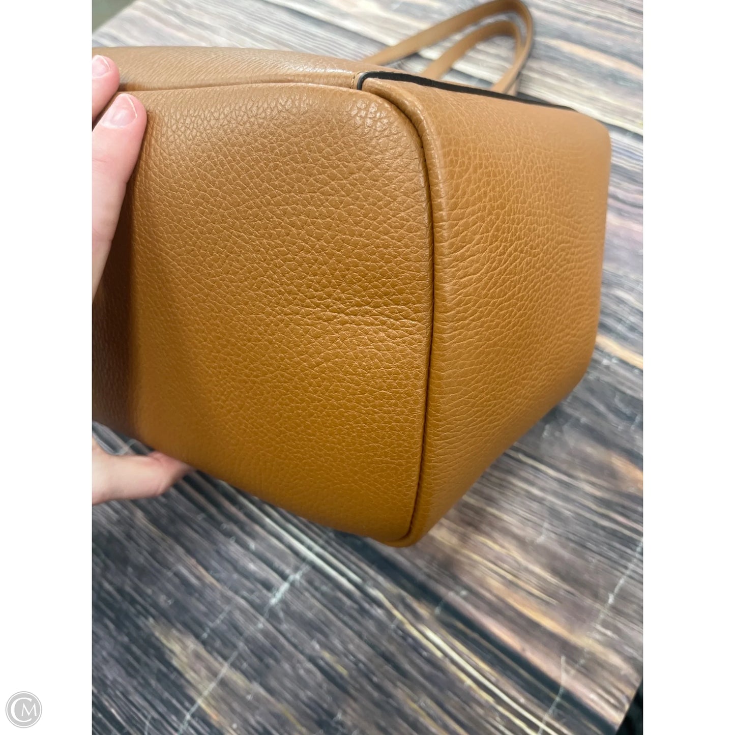 Handbag Leather By Clothes Mentor, Size: Large