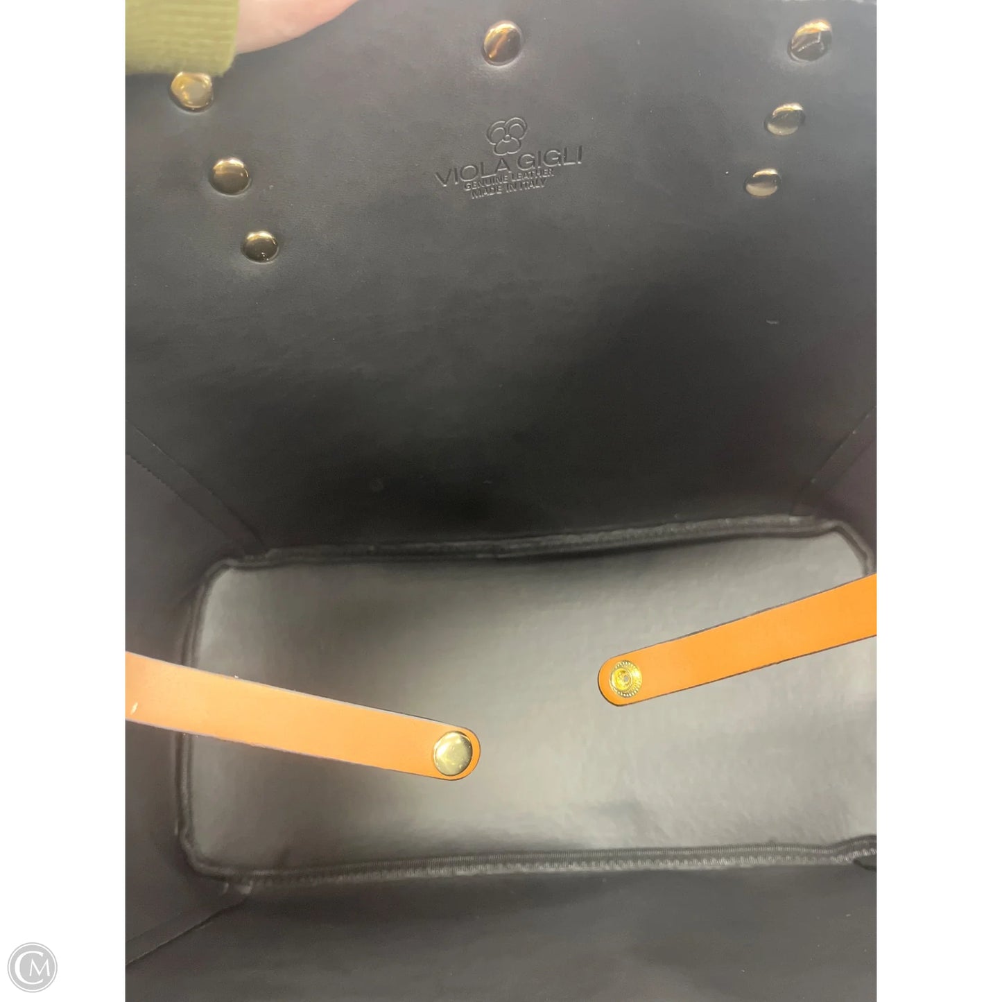 Handbag Leather By Clothes Mentor, Size: Large