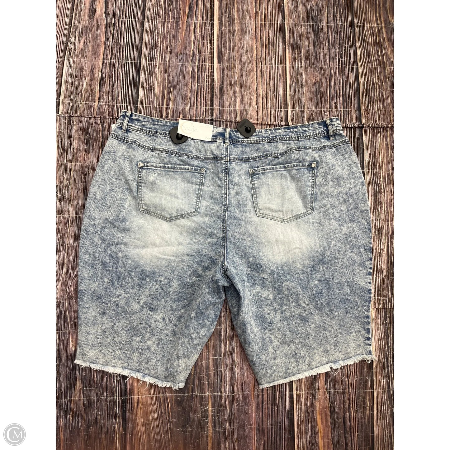 Shorts By Cato In Blue Denim, Size: 24