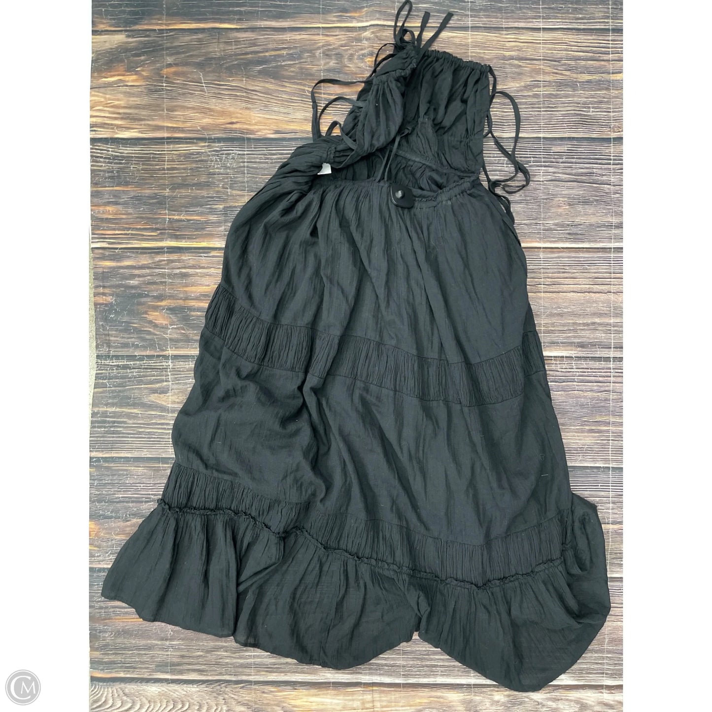 Dress Casual Maxi By Free People In Black, Size: L