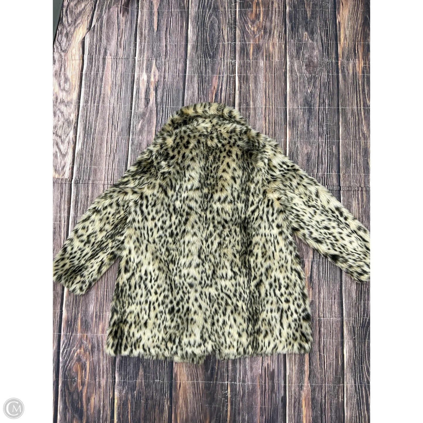 Coat Faux Fur & Sherpa By J. Crew In Animal Print, Size: Xl