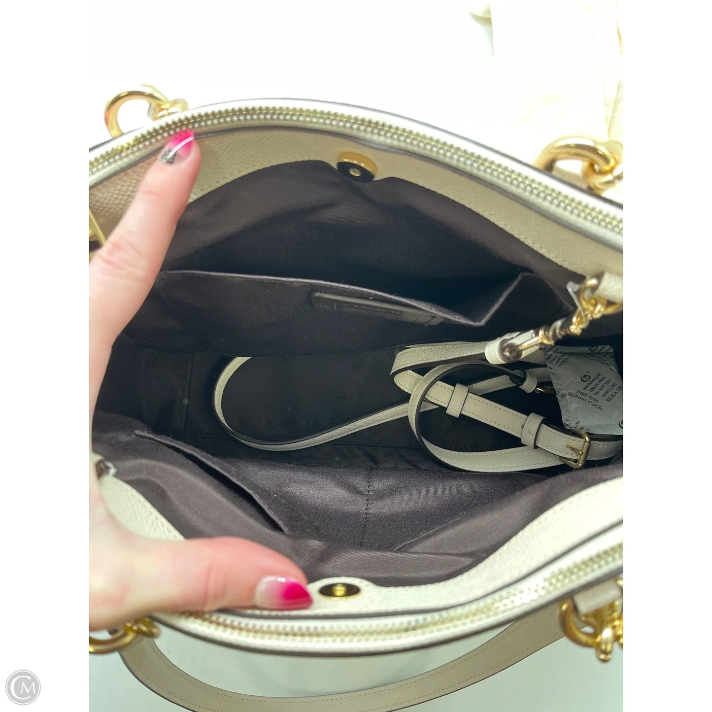 Handbag Designer By Coach, Size: Medium