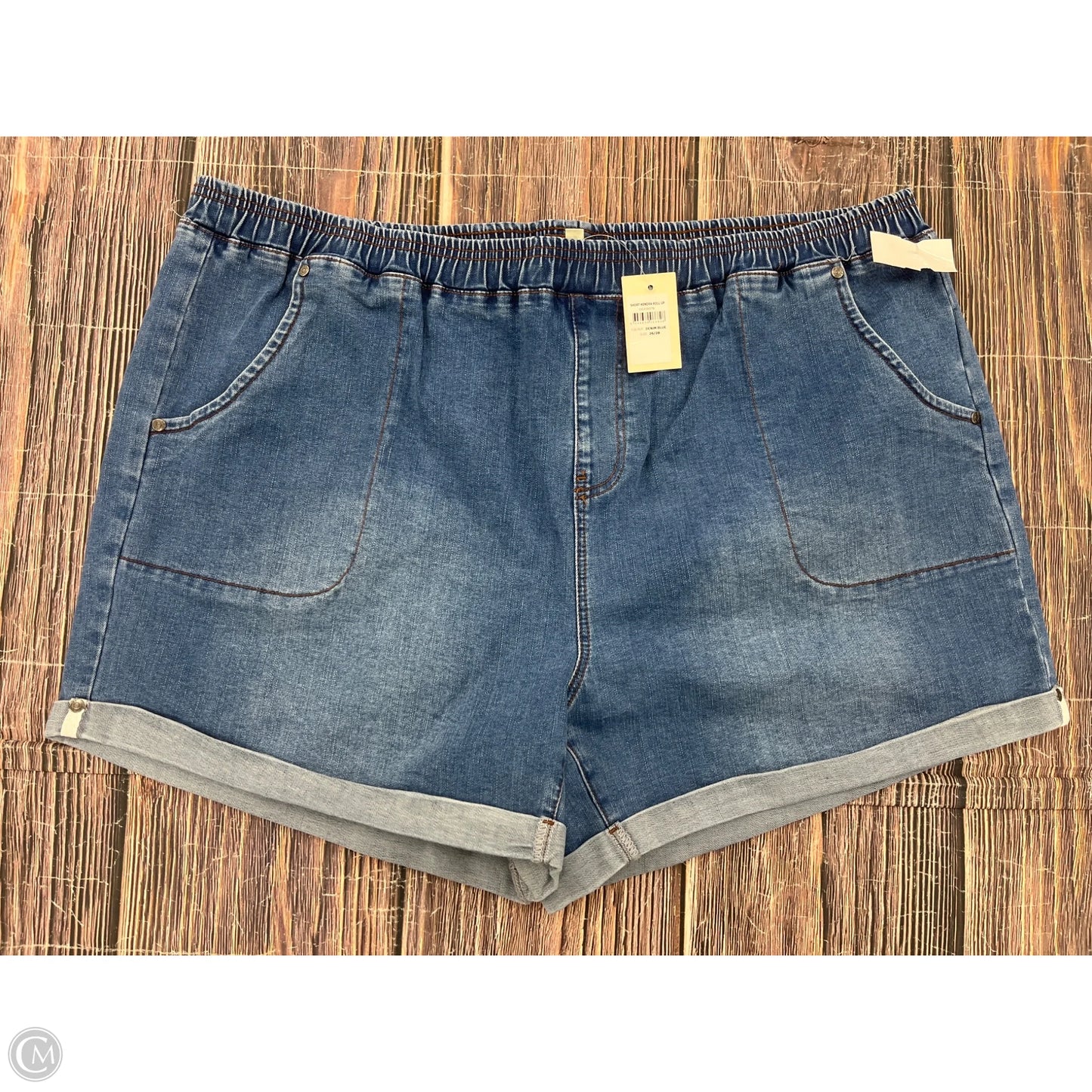 Shorts By Clothes Mentor In Blue Denim, Size: 26