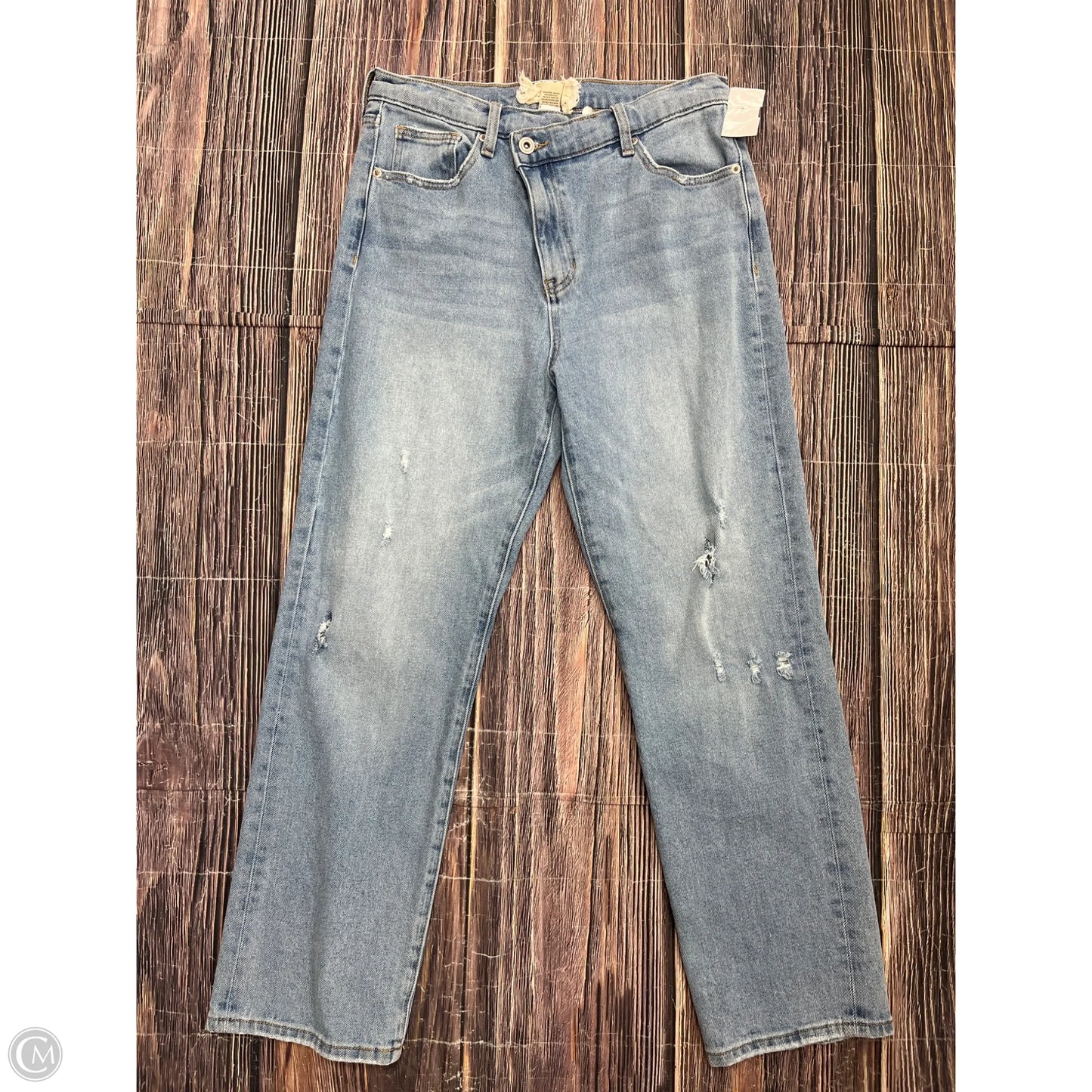 Jeans Straight By Altard State In Blue Denim, Size: 8