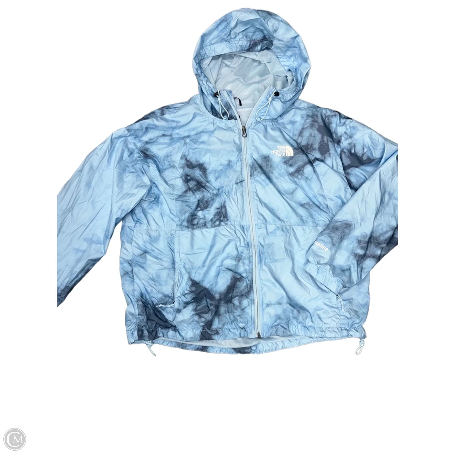 Jacket Windbreaker By The North Face In Blue, Size: L